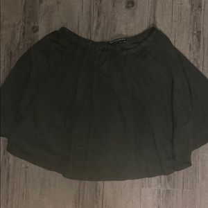 Brandy Melville OS Green Skater Skirt